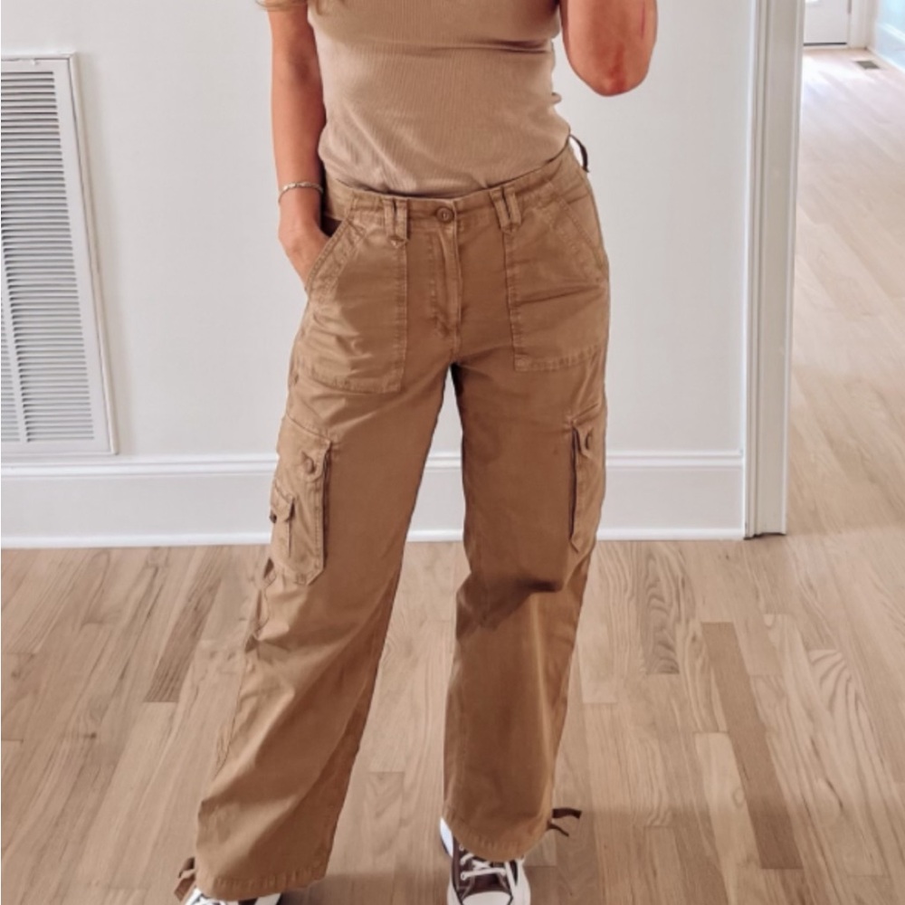 American Eagle Baggy Jogger Stretch size 4 khaki
